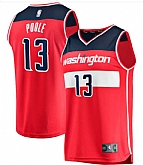 Men's Washington Wizards #13 Jordan Poole Red Icon Edition Stitched Jersey Dzhi,baseball caps,new era cap wholesale,wholesale hats